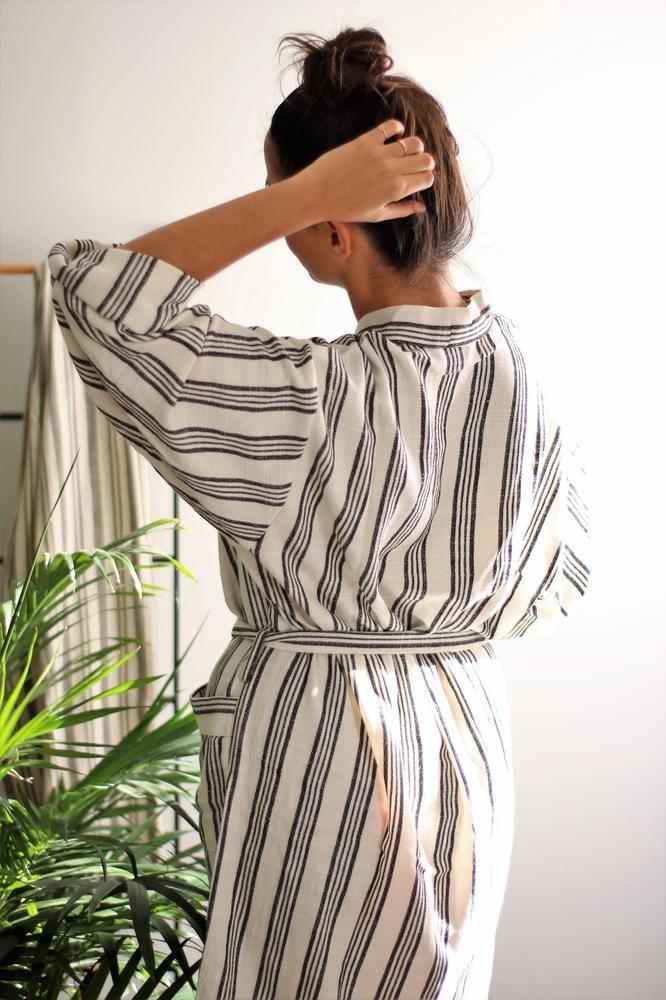 BROOKLYN Handwoven Robe - anatolico