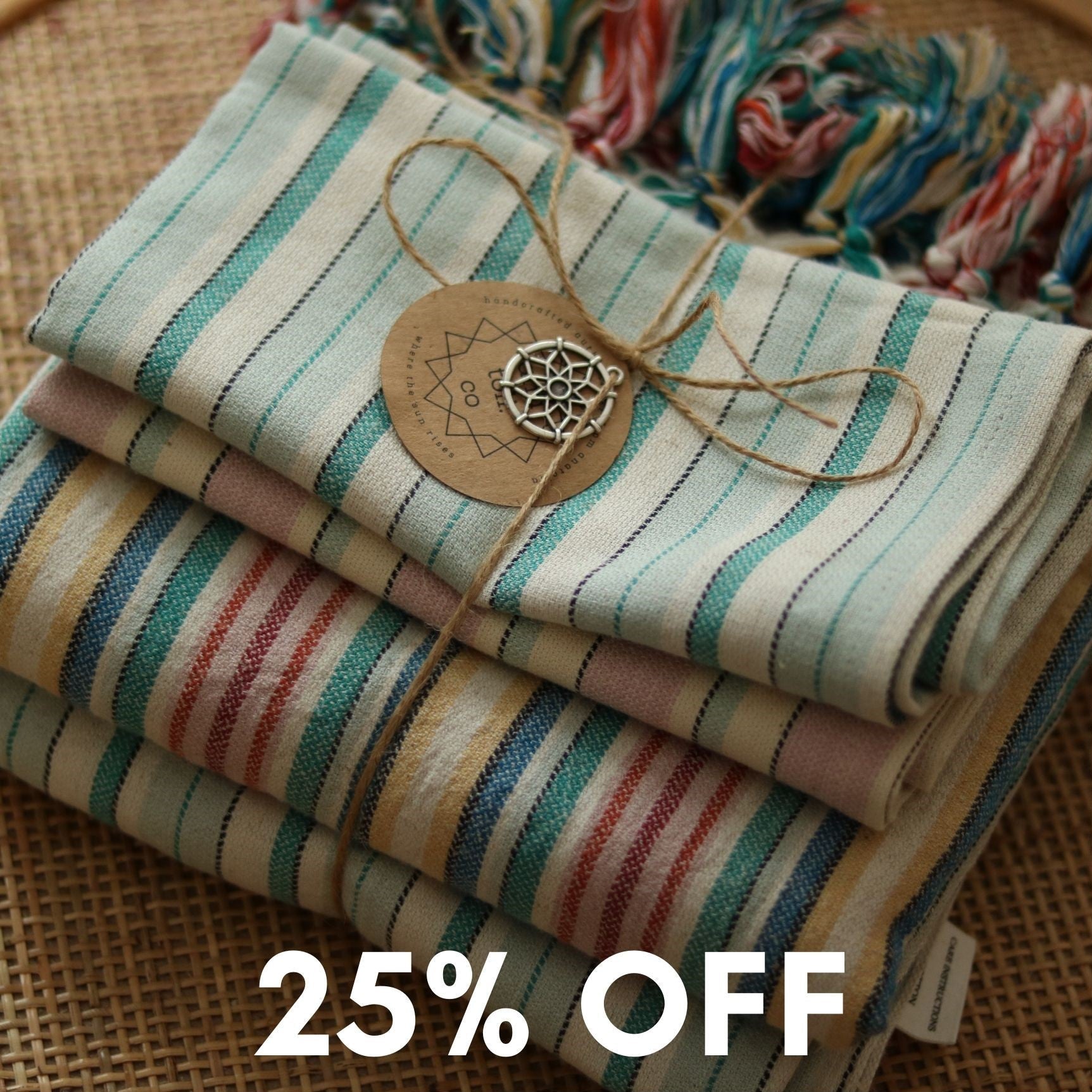 Two Towels and Two Hand Towels
