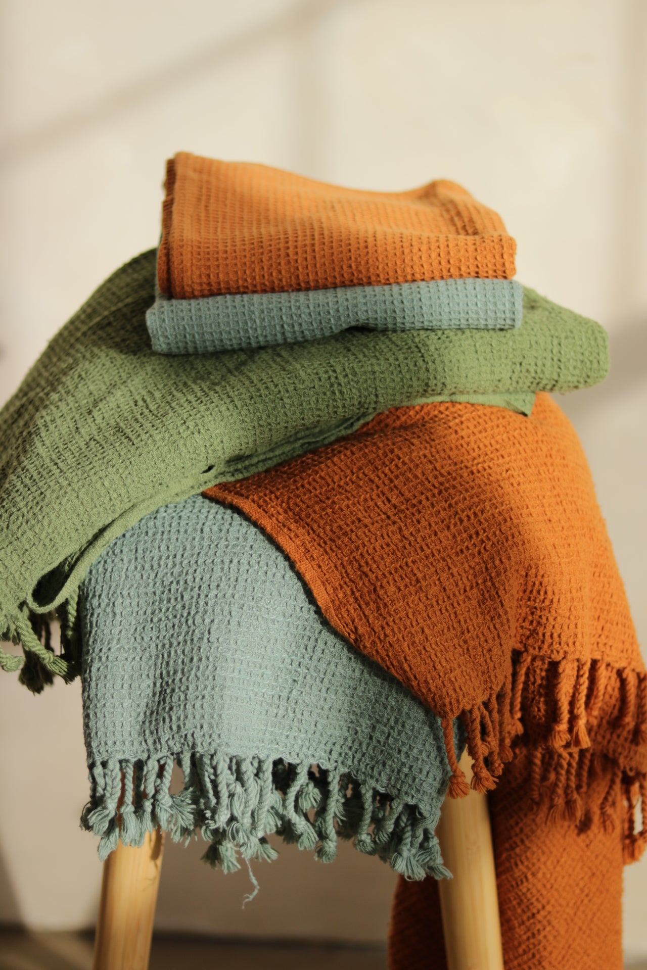 Anatolico Waffle Weave Towel - Thumbnail 5