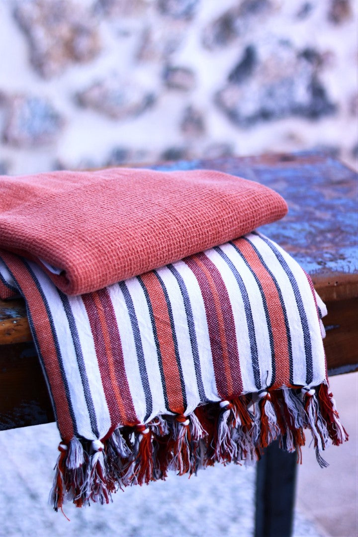 Sky Turkish Hand Towels | Ethically Made & Sustainable | 100% Turkish Cotton by Anatolico