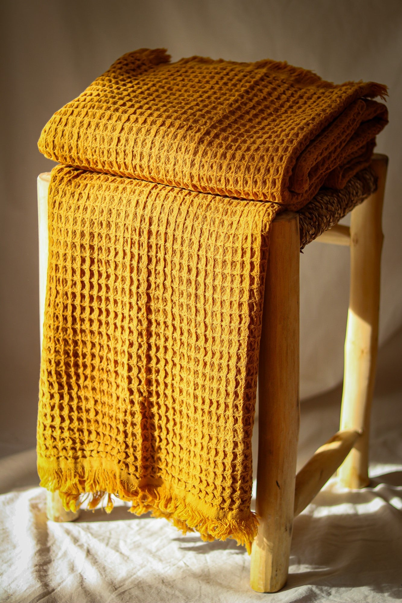 Aegean Grid Waffle Towel