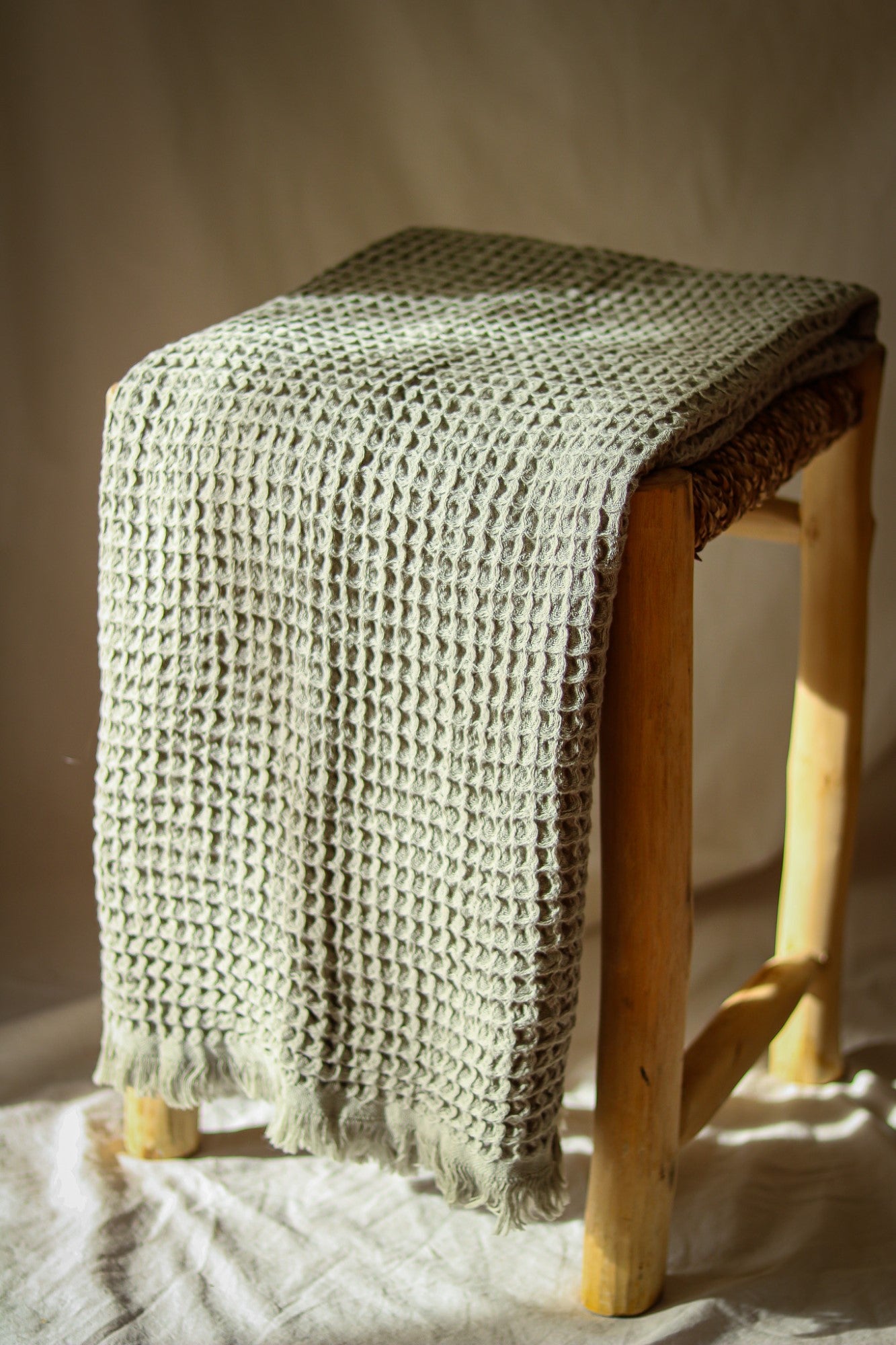Aegean Grid Waffle Towel