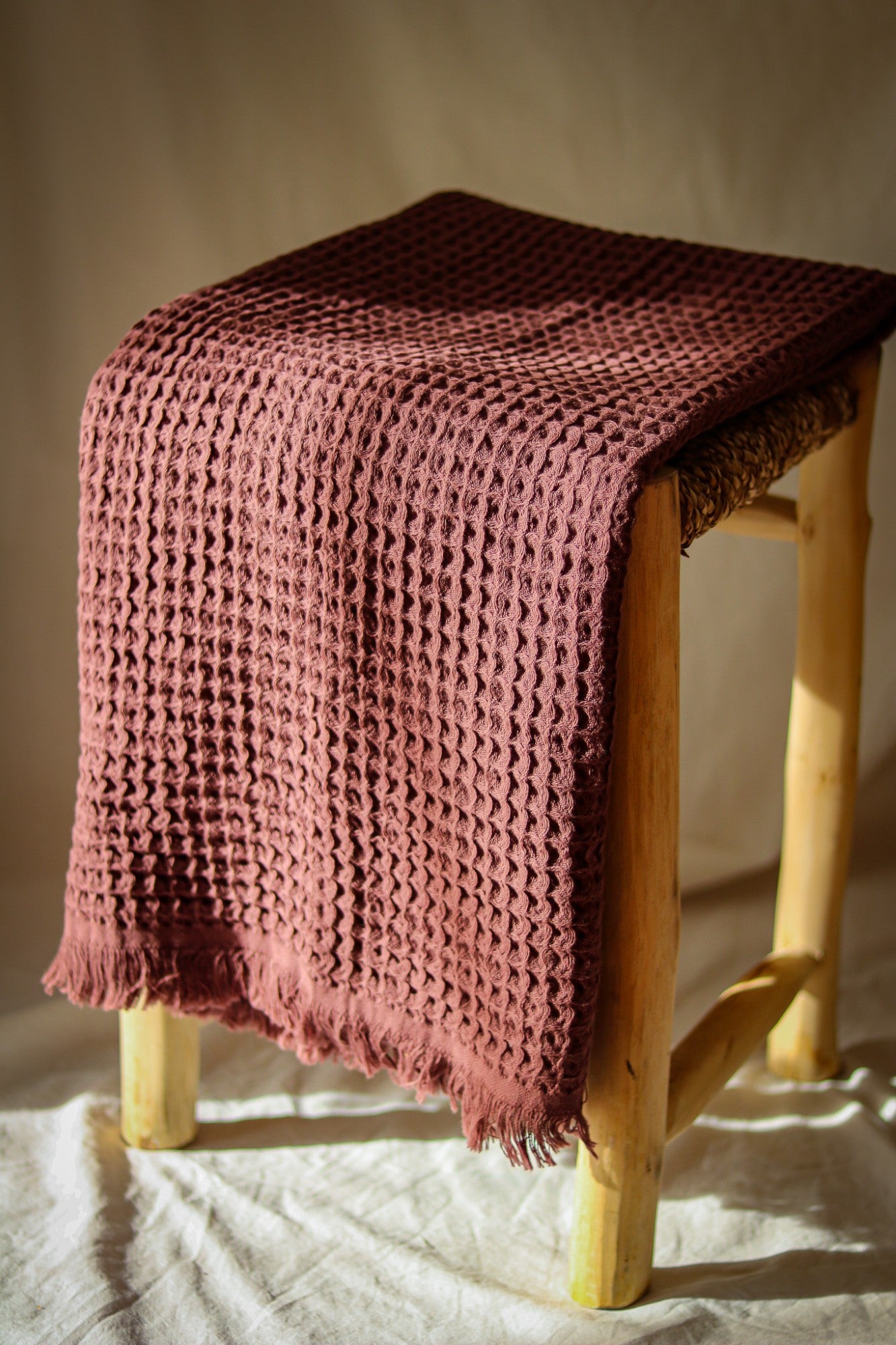 Aegean Grid Waffle Towel