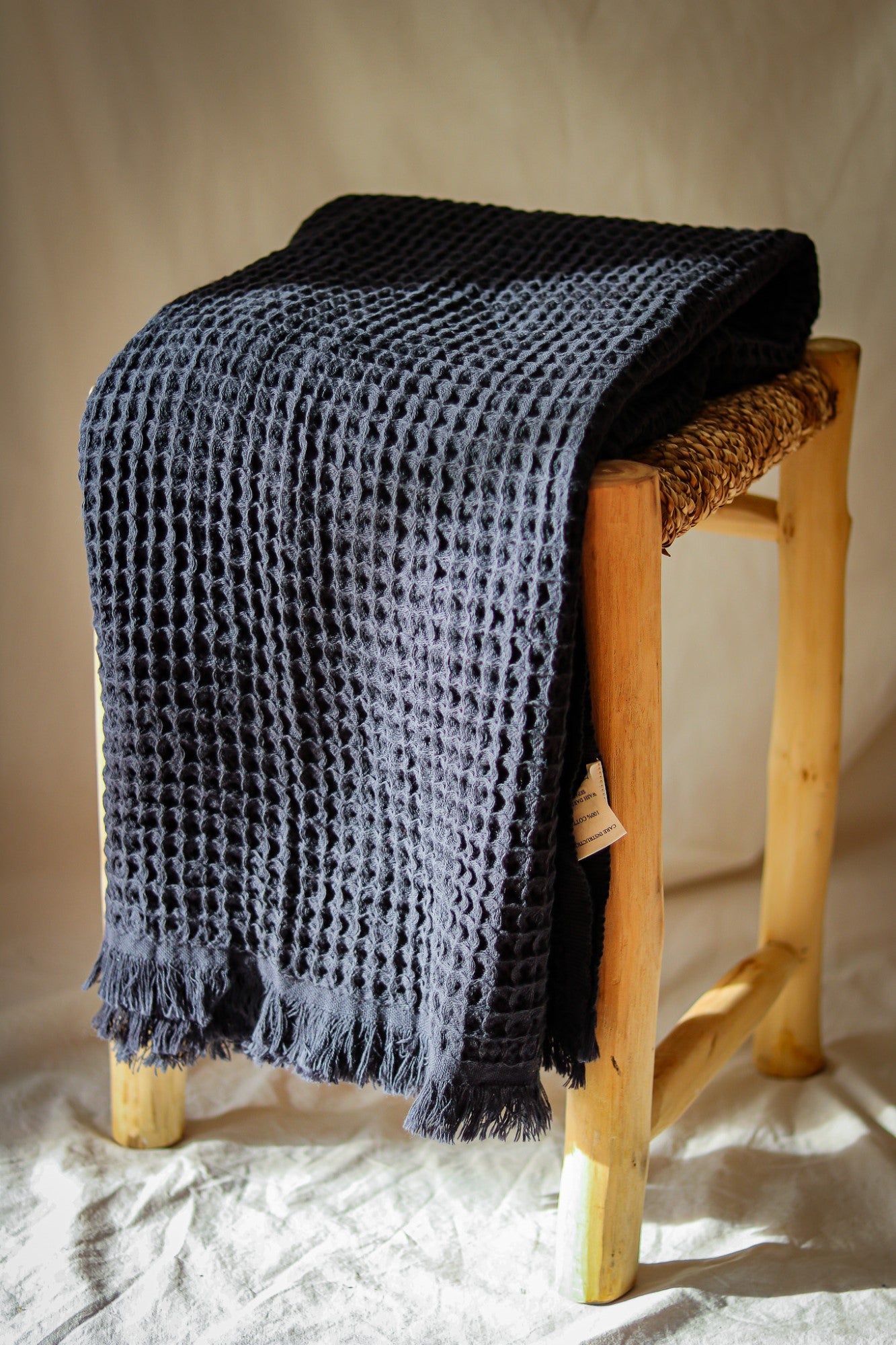 Aegean Grid Waffle Towel