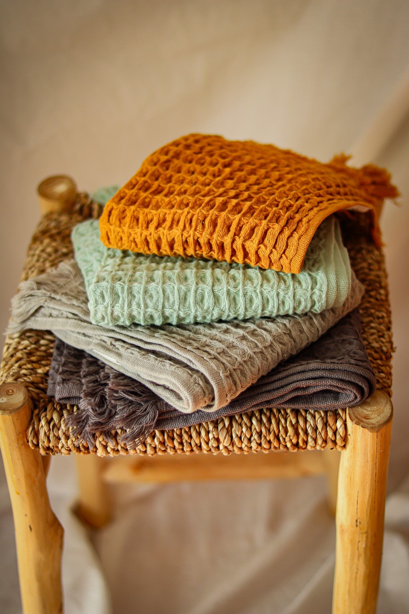 Aegean Grid Waffle Small Hand Towel