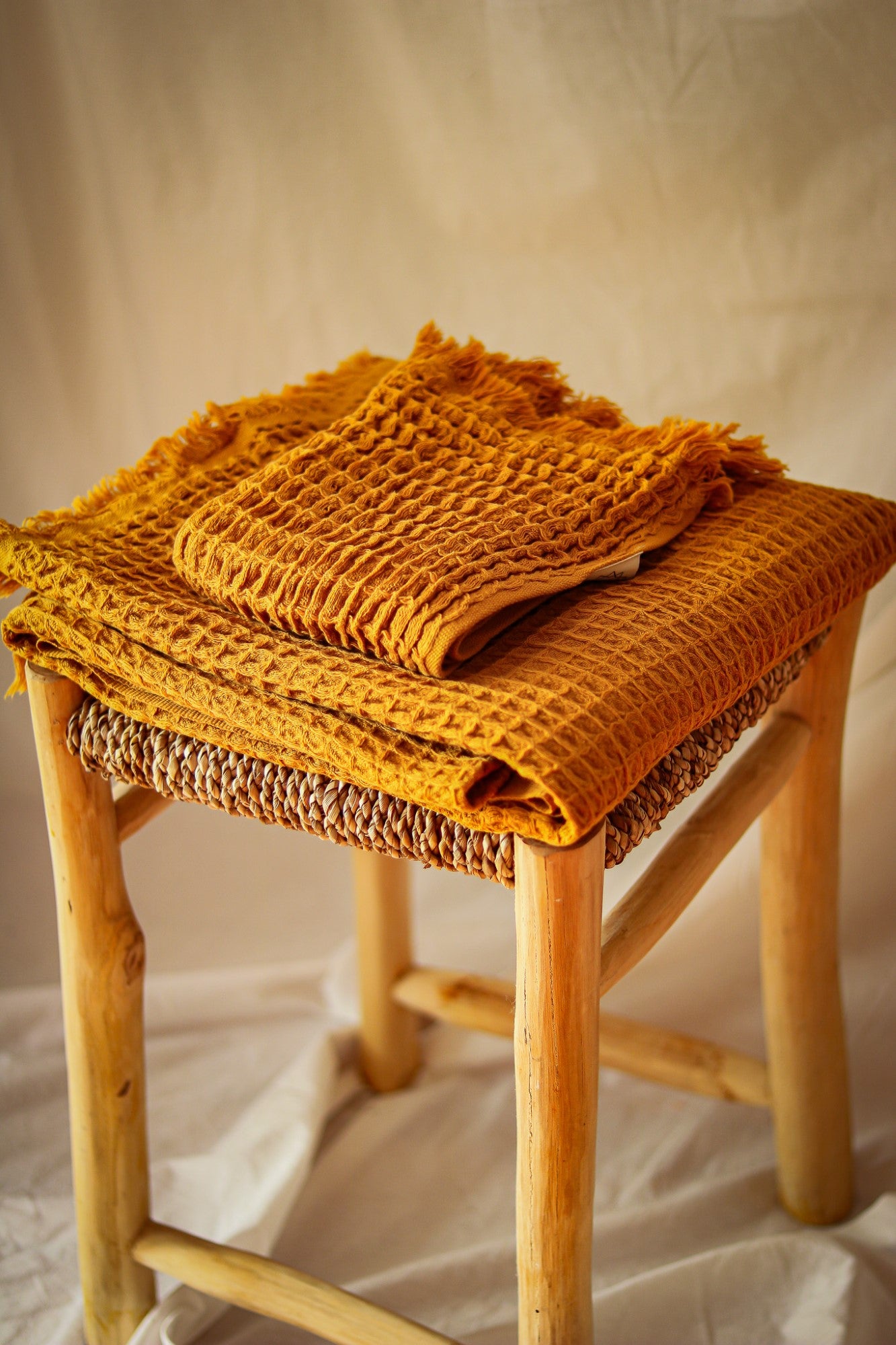 Aegean Grid Waffle Small Hand Towel