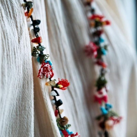 DALIA Crochet Necklace (single strand) - anatolico